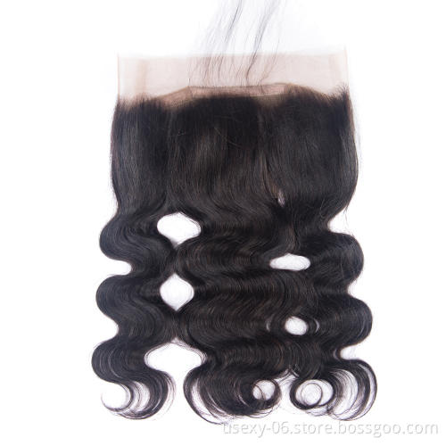 Aliexpress Virgin Brazilian Hair 360 Lace Frontal Body Wave Human Hair 360 Lace Frontal